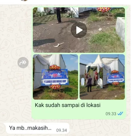 Pengiriman Karangan Bunga Tempel Lelea