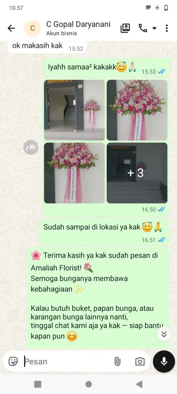 Pengiriman Karangan Bunga Tempel Lelea