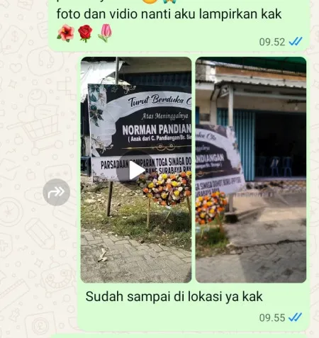 Pengiriman Karangan Bunga Tempel Lelea